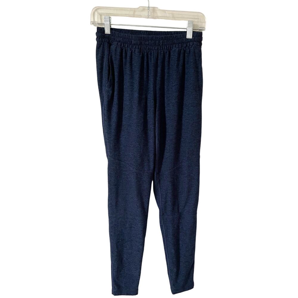 Outdoor Voices Soft CloudKnit Workout Lounge Joggers Sweatpants Navy Blue XS